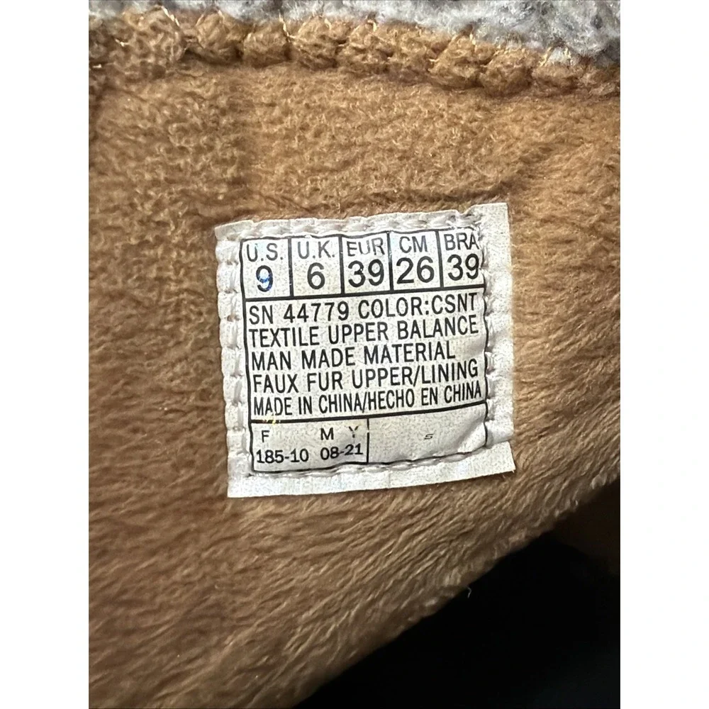 Skechers Winter Snow Boots Womens 9 Synergy‎ Collab Brown Zip Faux Fur 44779 Fit